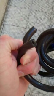 Candado roto foto de móvil