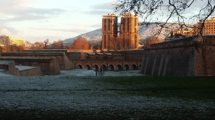 Nieve en Pamplona 1
